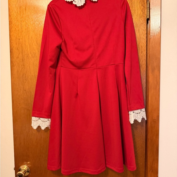 Hell bunny brand retro red lace dress - Picture 5 of 8
